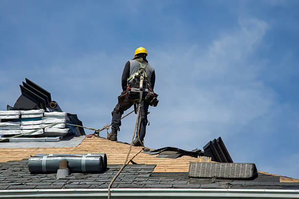 Professional Gutter Installation technician working in Isle of Palms, SC